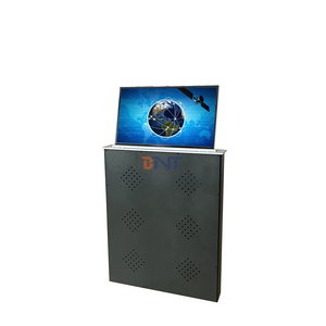 BNT Tabletop <strong>Computer</strong> Monitor Motorized Lift With Full HD Screen 6mm Ultra Narrow Screen Frame for Paperless Conference <strong>System</strong> - Product Image 1