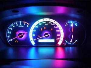 T5รถยนต์ LED อัตโนมัติ3 SMD หลอดไฟ LED แผงสีขาวสีชมพูน้ำแข็งสีฟ้าสีแดงสีเหลืองสีเขียว - Product Image 5