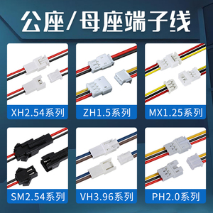 JST插头DC连接器2针3针4针电缆线束双头公/母PH2.0端子 - Product Image 5