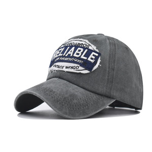 Low Moq Customized Puff Embroidered <strong>Patch</strong> Washed Vintage Cotton 6 <strong>Panel</strong> Baseball Caps for Men Women - Product Image 6
