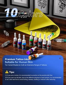 Phomemo bộ hoàn chỉnh cho người mới bắt đầu không dây Tattoo Gun <span class=keywords><strong>Kit</strong></span> với 20 Tattoo Cartridge kim và 1 pin thực hành Tattoo <span class=keywords><strong>Kit</strong></span> - Product Image 5