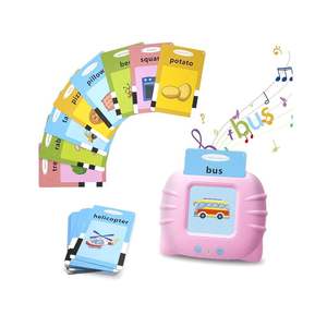 Mehrere anpassbare Sprachen früh pädagogisch intelligent Baby Kinder Kinder-Spielzeug Sprechen Flash-Karten Lernmaschine