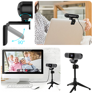Full HD 2k webcam con copertura per la privacy mini telecamera web 1080p autofocus web per pc