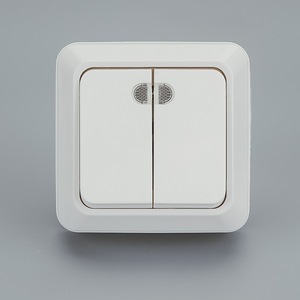 Interruttore a pulsante moderno a 1 chiave per interruttori luminosi decorativi elettrici a parete 1 gang 1 way - Product Image 3