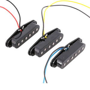 Hmv Alnico V staggered ปิ๊กกีต้าร์แบบขดลวดเดี่ยวแบบไม่มีเสียงสำหรับชุดกีตาร์ DIY - Product Image 5