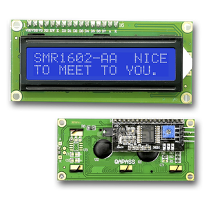 LCD1602A LCD-Anzeige modul Zeichen Punkt matrix Bildschirm I2C serielle Schnitts telle Löt adapter platine LED Hintergrund beleuchtung High Definition - Product Image 1