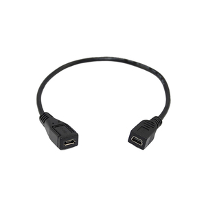 2725 28AWG 4芯4针USB 2.0迷你B公到5针微型USB母数据转换器电缆 - Product Image 3