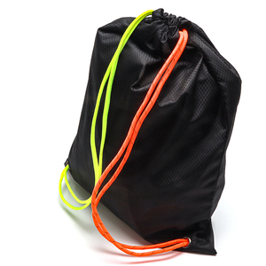 Bolso de algodón personalizado OEM con cordón doble impermeable y cuerdas coloridas para prendas y zapatos - Product Image 6