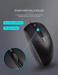 Ratón de teclado con cable USB para ordenador, barato