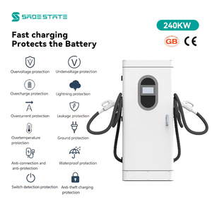 Commercial 240Kw DC Electric Vehicle Charger New Floor-Mounted 4G/LAN Port Chademo NACS <strong>CSS</strong> Swipe/Scan QR <strong>Code</strong> 200V-1000V Output - Product Image 3