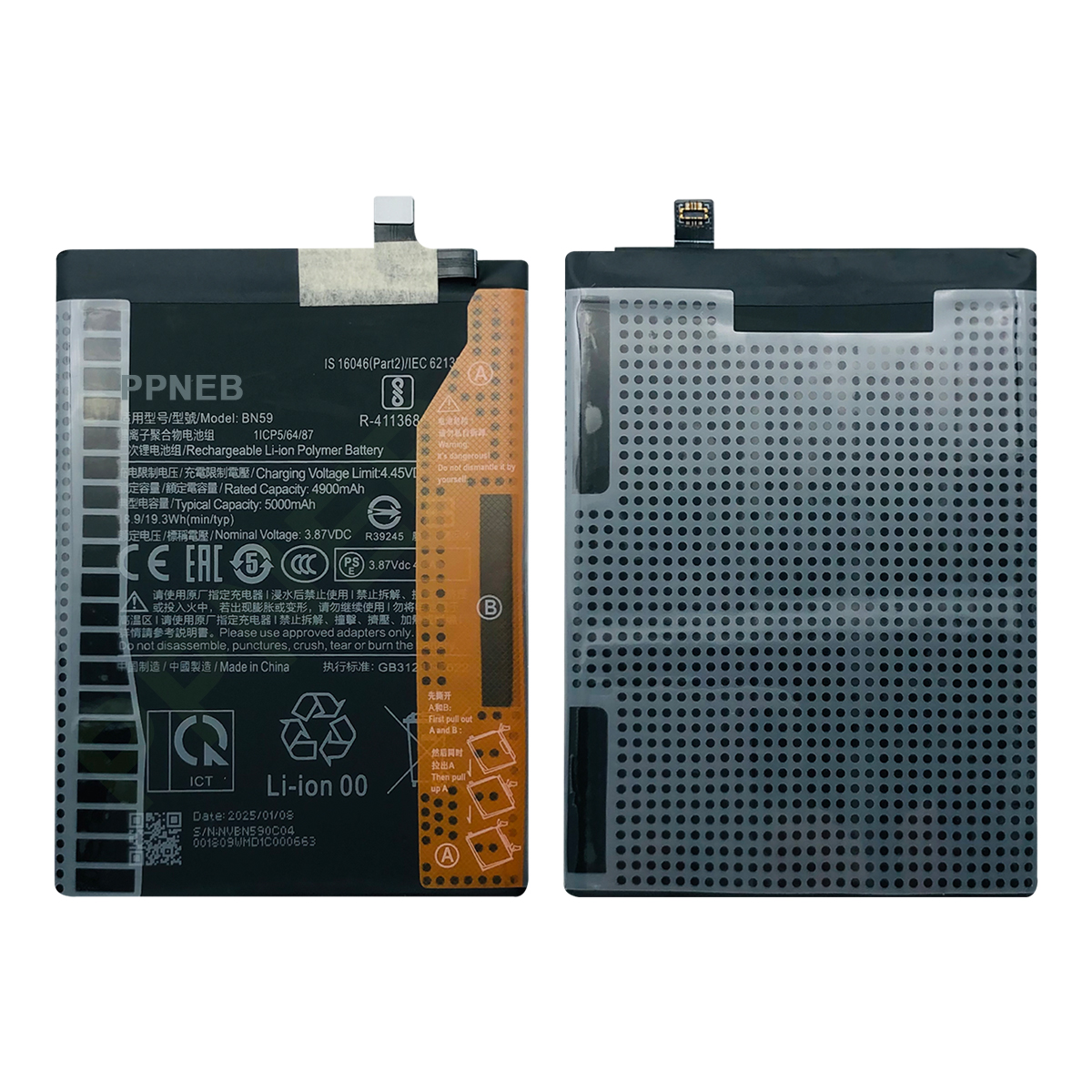 Para Xiaomi Note 10 BN59 Batería