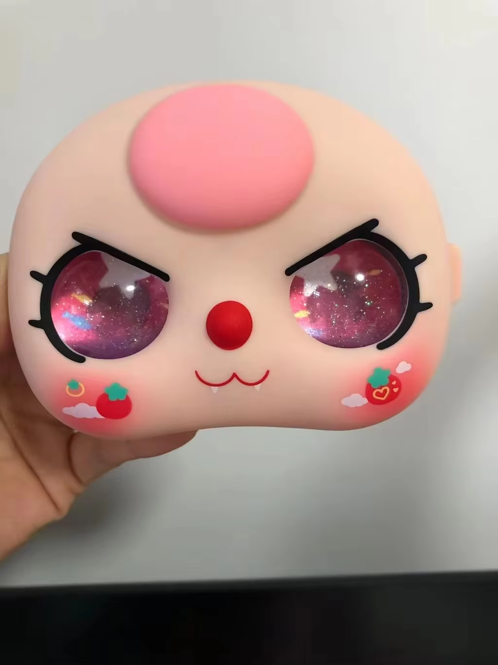 Pink white stars - 400 body (single eye without face shell)