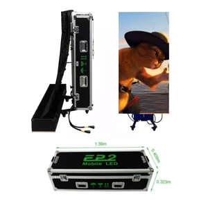 P3.9智能遥控easywalker折叠式发光二极管显示器全彩折叠式发光二极管屏幕易于移动360折叠式发光二极管显示器 - Product Image 1