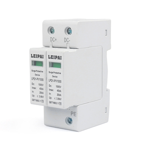 อุปกรณ์ป้องกันไฟกระชาก1000V/800V/500V จากแสงอาทิตย์ DC SPD อุปกรณ์ป้องกันไฟกระชากชนิด T2ยอดนิยมพร้อมไฟแสดงสถานะ LED และ40KA IMAX - Product Image 3