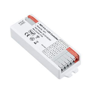WT-1 5CH RGB RGBW CCT диммер 5 в 1 синий зуб светодиодный контроллер световой полосы 12-24VDC постоянное напряжение светодиодный Wi-Fi контроллер для освещения - Product Image 3