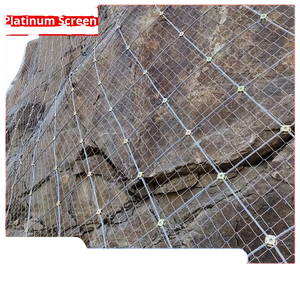 Jaring Pelindung Aktif Penguatan Lereng Gunung untuk Bencana Geologi, Jalan Raya, dan Jatuhnya Batu, Model Jaring Kawat Hitam - Product Image 1