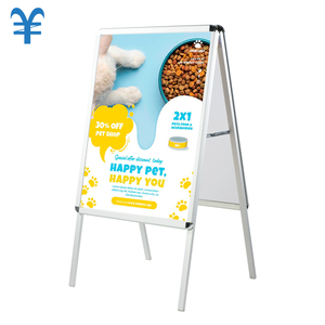 双面A-frame Snap Open标牌A1广告海报展示板支架A框架 - Product Image 1