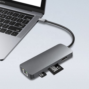 HUB USB a 64 porte 20 in 1Super velocità per trasferimento dati Multi porta adattatore alimentato Gigabit Ethernet RJ45 tipo c Hub 3.0 Usb - Product Image 3