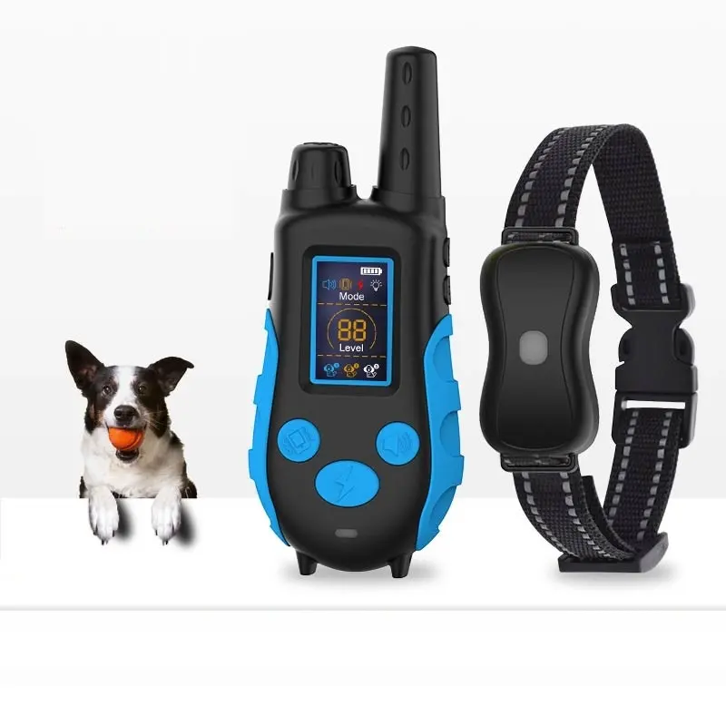 USA prodotti per animali domestici impermeabili collare per cani a distanza per addestramento a vibrazione per animali domestici collare per addestramento