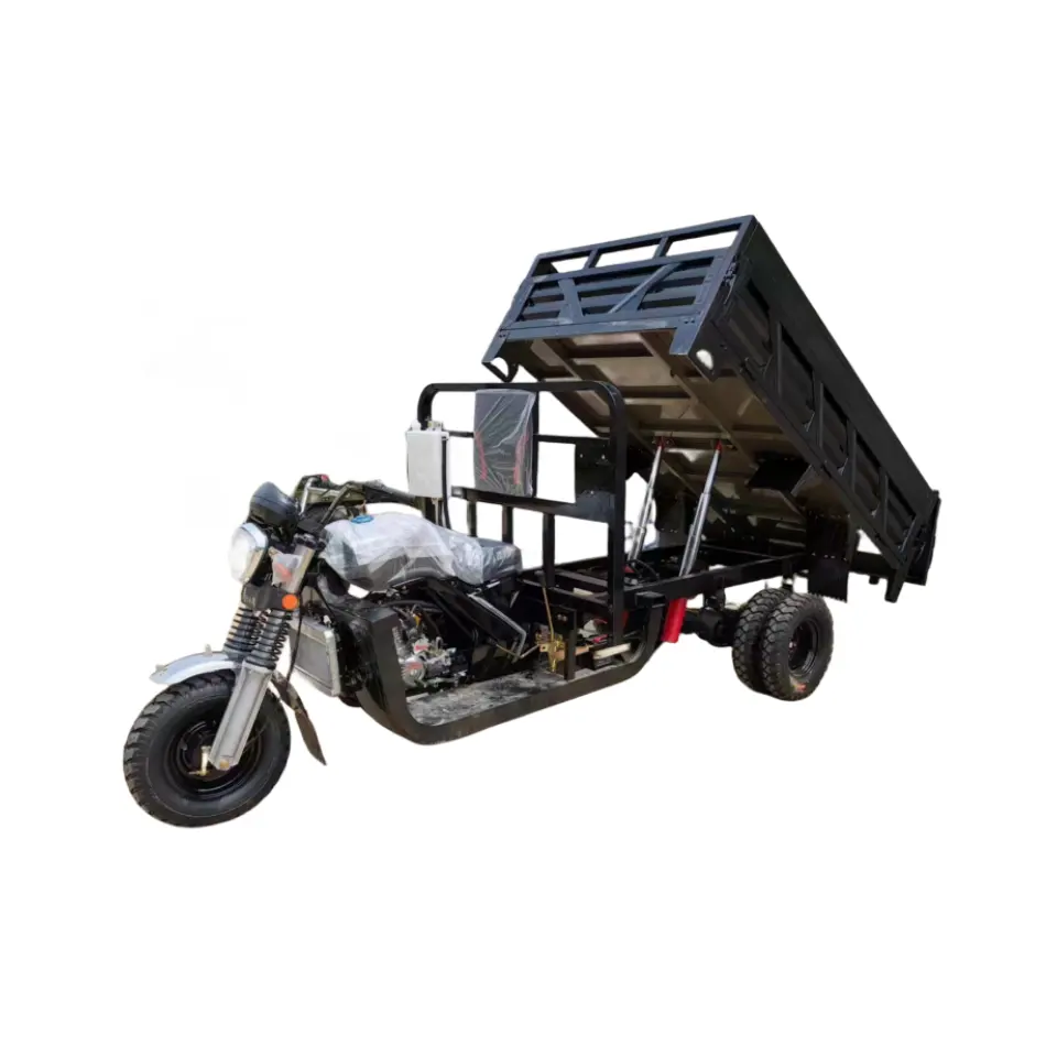 Venda quente feito na China 250cc motor dumper triciclo de carga barato motocicletas de três rodas
