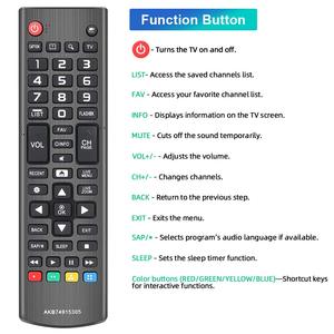 รีโมทคอนโทรล AKB74915305เหมาะสำหรับรีโมทคอนโทรล LG Smart TV 43UH6030 49UH6090 49UH6030 43UH6500 43UH6100 - Product Image 2