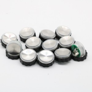 モダンスタイルラウンド27mmオーティスDC24Vエレベーターコールボタンスチールエレベーターアパート用リフト用プッシュボタン - Product Image 5