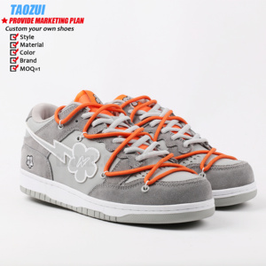 Giày Trượt Ván Nam Cao Và Thấp Thoáng Khí Cổ Điển Thời Trang Có Họa Tiết Tùy Chỉnh Tại Nhà Máy - Product Image 4