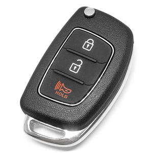 เปลี่ยน 4 ปุ่มรีโมทคีย์กรณีเชลล์ Filp Key Fob สําหรับ H-yundai Sonata 2017 Ix35 Santa Fe i30 i20 Ix45 รถอุปกรณ์เสริม - Product Image 1