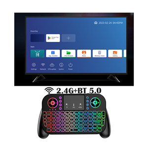 Precio al por mayor de fábrica, 2,4G + BT Mini teclado inalámbrico retroiluminado de modo dual adecuado para tableta Proyector Smart TV - Product Image 2