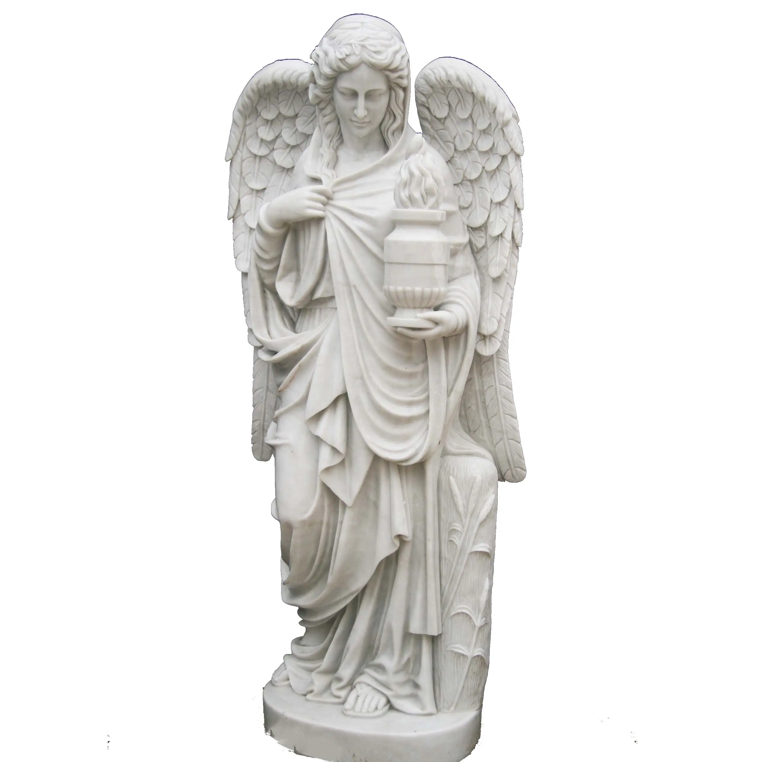 Op Maat Gemaakte Europese Stijl Standbeeld Gepolijst Marmer Product Handgesneden Wit Marmer Sculptuur