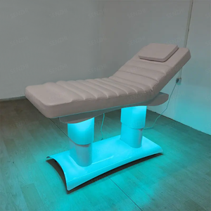 Meja pijat perawatan medis tempat tidur bulu mata, mewah baru pemanas tempat tidur bulu mata palsu 4/3 motor Salon kecantikan - Product Image 5