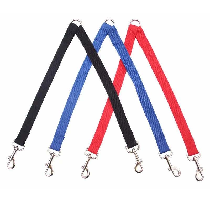 Manufacturer Wholesale Durable  Nylon Dog Pet Leash for 2 dogs