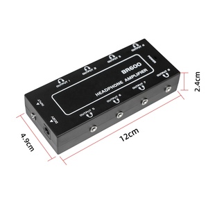 Precio al por mayor amplificador de audio de 8 canales con salida estéreo y control de volumen individual y cables - Product Image 2