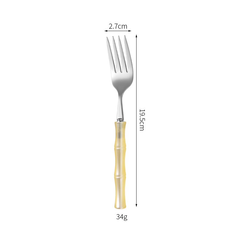 Jaune-Fourchette à dîner