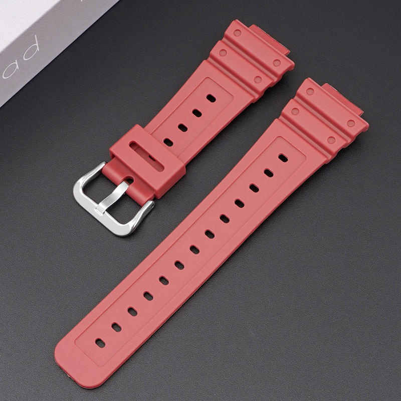 Red+siliver buckle