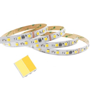 Programmazione indirizzabile striscia LED 56leds 14W flessibile SMD5050 CCT bianco 8 pixel LED luce 24V per UCS2904 IP20 65 68