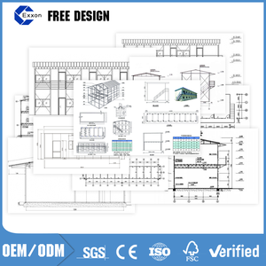Casa contenedor paquete plano desmontable diseño de oficina prefabricado edificio modular personalizable - Product Image 3