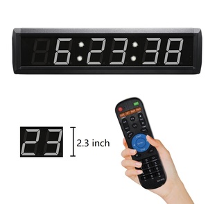 Large Screen 2.3 Inch <strong>Display</strong> Digital <strong>Countdown</strong> <strong>Timer</strong> <strong>LED</strong> Desk Wall <strong>Clock</strong> for Bedroom Kitchen Office Lab With Multi Functions - Product Image 2