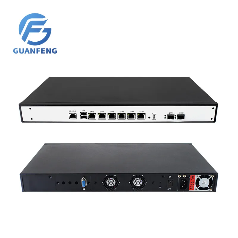 Guanfeng 2021 G1610 G2020 2G RAM 32G SSD i3i5i7 E3V2 베어 본 Pfsense aes-ni 팬리스 방화벽 기기 B75 전체 기가비트 s