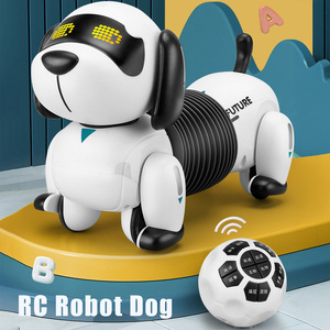 Çocuklar interaktif oyuncak uzaktan kumanda yavru köpek gerçekçi Robot programlanabilir akıllı takip Rc elektronik Robot oyuncak Pet köpek - Product Image 2