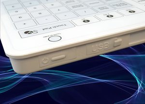 <strong>Multi</strong>-Interface Medical Touchscreen Glass <strong>Keyboard</strong> IP67 Waterproof USB 2.4G Wireless Bluetooth Connection 3 in 1 - Product Image 3
