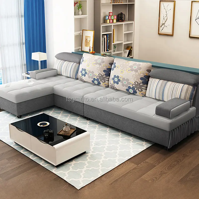 Divano letto a forma di L in stile europeo divano letto pieghevole divano ad angolo