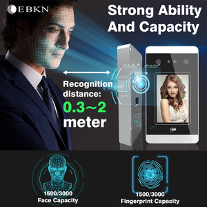 EBKN Multi Language Cloud Face Attendance <strong>Machine</strong> Door <strong>Control</strong> <strong>Access</strong> <strong>System</strong> for Free SDK - Product Image 3