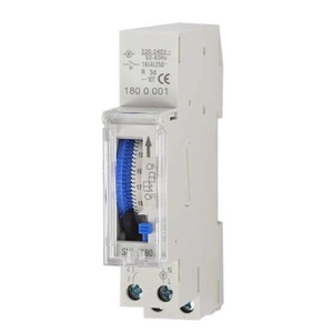 SUL180a 16a Timer meccanico 15 minuti 24 ore programmabile Din ferroviario Timer Time Switch relè - Product Image 1