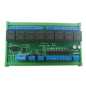 Módulo de Relé de Bus de Campo, Módulo de Expansión, 8CH, 12V, NPN, RS485, Modbus, RTU, PLC, IO, Placa de Expansión, NPN/PNP, Entrada Digital, Controlador CAN - Product Image 3