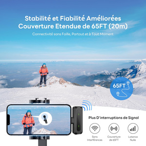 Draadloze microfoons Lavalier microfoon draadloos USB C Lavalier Microphone không dây Mini <span class=keywords><strong>Mic</strong></span> cho Type-C <span class=keywords><strong>Android</strong></span> điện thoại - Product Image 5