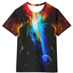 男の子女の子Tシャツ3Dプリントアストラルティーズクルーネック半袖子供用6〜16歳メーカー直販衣料品
