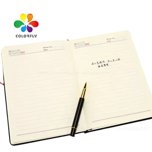 Cubierta de cuaderno colorida de cuero PU personalizada A4 A5 A6 Bloc de notas con diseño de logotipo - Product Image 4
