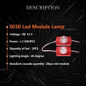 Everbright ile Len Led modül lamba Su Geçirmez Reklam Tasarım 3030 12V 1 SMD Süper Parlak Aydınlatma 10 adet/grup - Product Image 5
