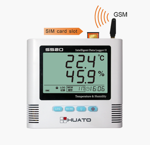Registrador de datos de temperatura de alarma SMS con sensor externo dual para monitoreo de proyectos de camiones refrigerados - Product Image 1